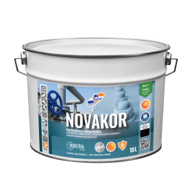 Gruntas antikorozinis Rilak NOVAKOR, juodas, 10l