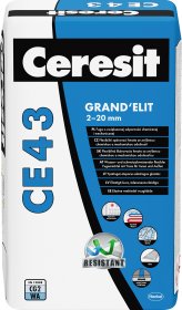 Glaistas Ceresit CE43 Grafitinis (16), 25kg