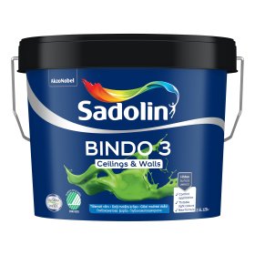 Dažai Sadolin Bindo 3, BW bazė (balta), 2.5 l