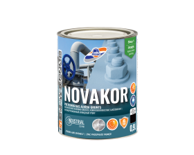 Gruntas antikorozinis Rilak NOVAKOR, juodas, 0.9l