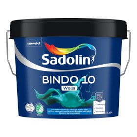 Dažai Sadolin Bindo 10, BW bazė (balta), 2.5 l