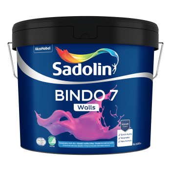 Dažai Sadolin Bindo 7, BW bazė (balta),  9l