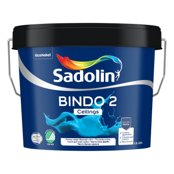 Dažai Sadolin Bindo 2, BW (balti), 2,5l